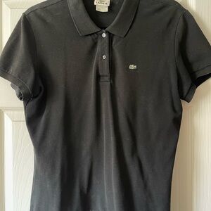 Vintage Lacoste Black Crew Neck Shirt
